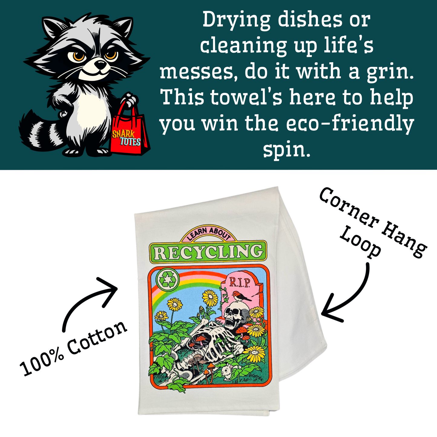 Learn About Recycling Sack Dish Towel