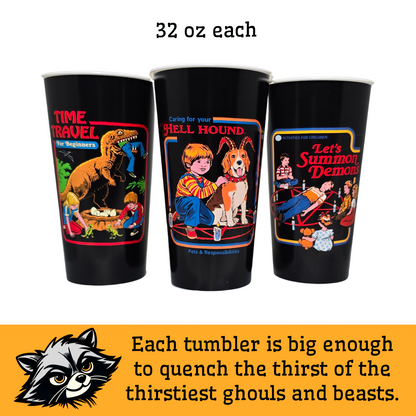 Doomed Delights Stadium Tumbler Trio