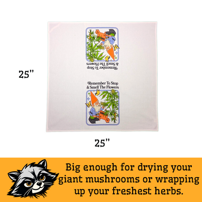 Remember to Stop & Smell the Flowers Flour Sack Dish Towel