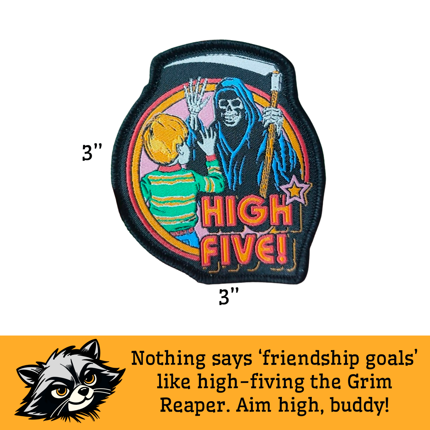 High Five Iron-On Patch