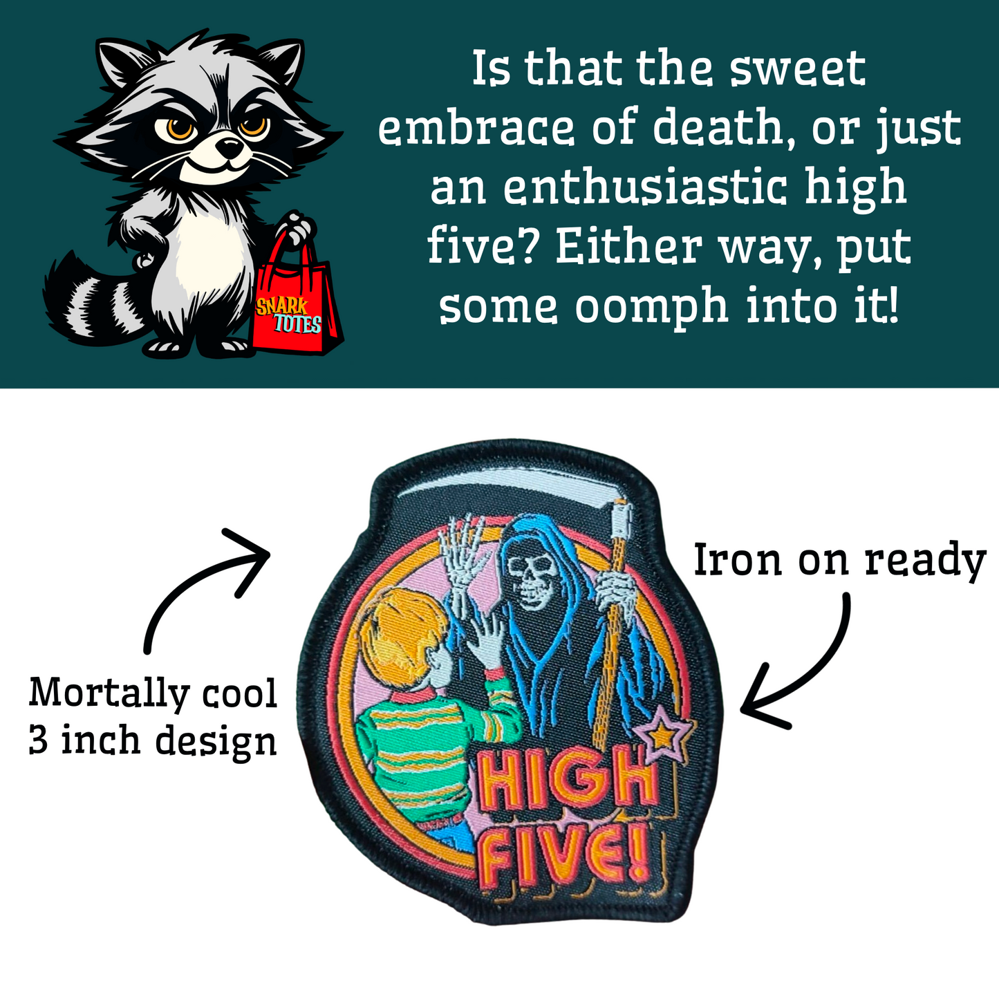 High Five Iron-On Patch