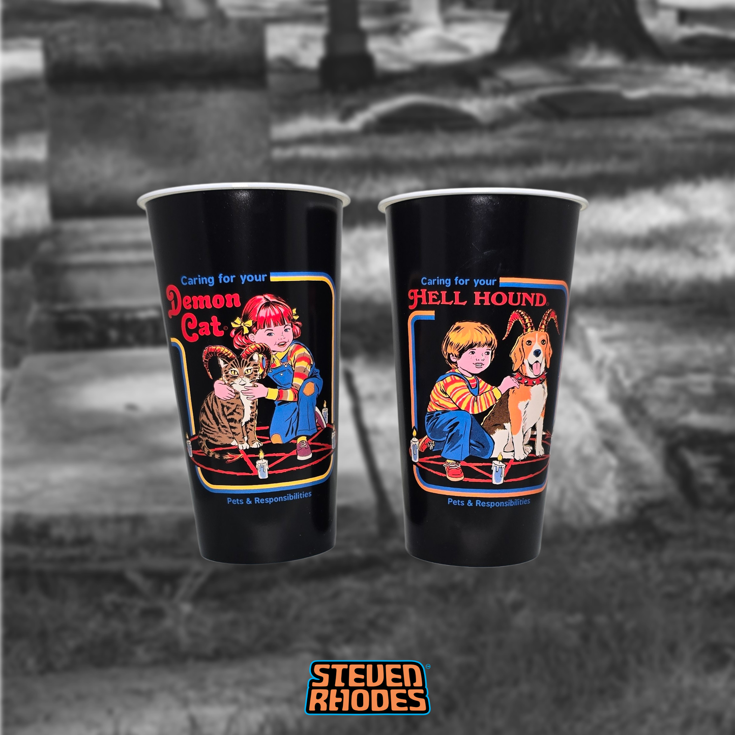 Doomed Delights Stadium Tumbler Trio